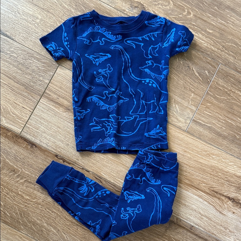 Carter's Blue Dinosaur Pajama Set